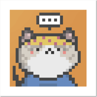 Pixel Cat 134 Posters and Art